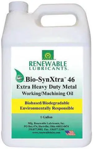 RENEWABLE LUBRICANTS 86873 Cutting Oil,1 gal,Bottle