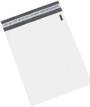 PARTNERS BRAND B879100PK Poly Mailers, 14" x 17", White, PK100