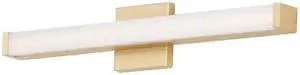 MAXIM 52002GLD Spec Vanity 1-Light 24" Wide Gold Vanity Light