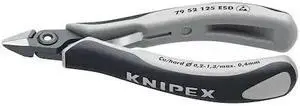 KNIPEX 79 52 125 ESD 5 in 79 Diagonal Cutting Plier Standard Cut Pointed Nose