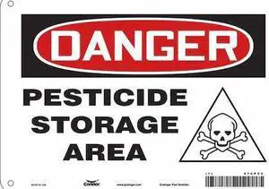 CONDOR 470P02 Safety Sign, 7 in Height, 10 in Width, Aluminum, Vertical
