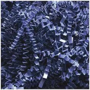 PARTNERS BRAND CP10C Crinkle Paper, 10 lb., Navy Blue, 1/Case