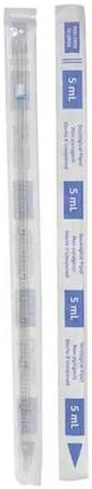 ZORO SELECT 11L807 5mL Pipet,Individually Wrap/Bag,PK200 (Formerly Lab Safety