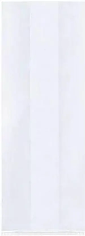 PARTNERS BRAND PBG127 Gusset Polypro Bags, 5" x 3", 1.5 mil, Clear, 1000 PK