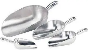 CRESTWARE AS85 Aluminum Scoop,85 oz.