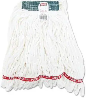 RUBBERMAID COMMERCIAL FGA21206WH00 1 in Looped-End Wet Mop, White,