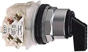 SCHNEIDER ELECTRIC 9001KS53FBH2 Non-Illum Switch,2NO/2NC,Ext Lvr,3P,Blk