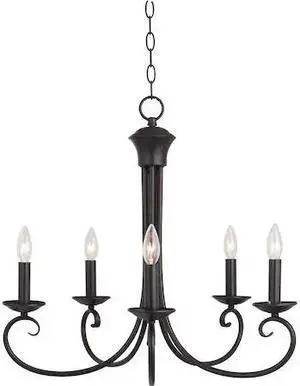 MAXIM LIGHTING 70005OI Loft 5-Light 25" Wide Oil Rubbed Bronze Chandelier MAXIM LIGHTING 70005OI Loft 5-Light 25" Wide Oil Rubbed Bronze Chandelier