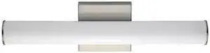 MAXIM 52100SN Rail 1-Light " Wide Satin Nickel Vanity Light