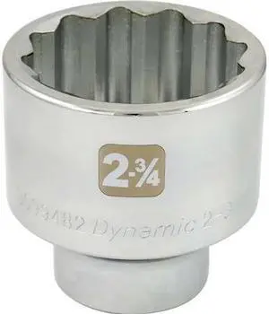 DYNAMIC D099482 1" Drive, 2-3/4" SAE Socket, 6 Points