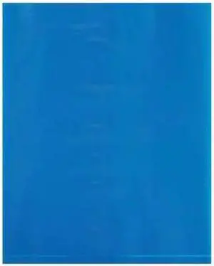 PARTNERS BRAND PB465BL Flat Poly Bags, 8" x 10", 2 mil, Blue, 1000 PK