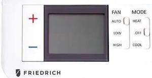 FRIEDRICH RT7 Wired Thermostat, White, 7-9/16 in W