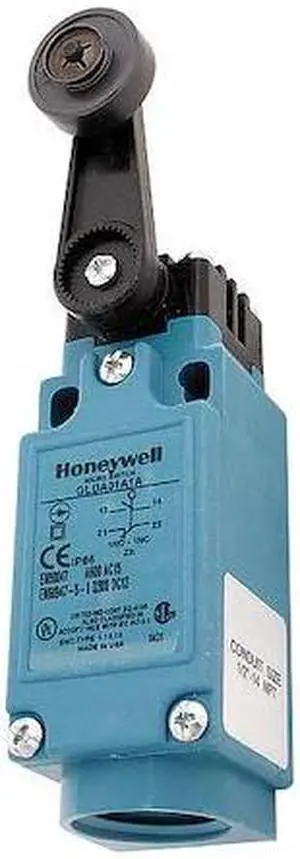 HONEYWELL GLDA01A1A Limit Switch, Roller Lever, Rotary, 1NC/1NO, 10A at 600V
