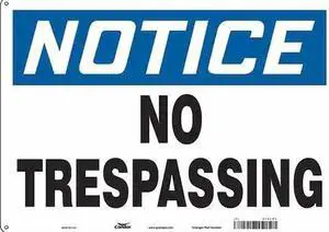 CONDOR 473L24 Safety Sign, 14 in H, 20 in W, Polyethylene, Horizontal