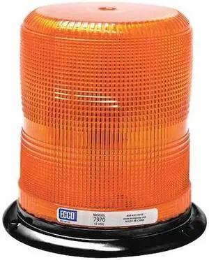 ECCO 7970A Beacon Light,Amber,7" H