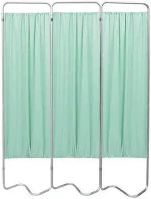 OMNIMED 153053-15 3 Section Beamatic Privacy Screen with Vinyl Panels, Green OMNIMED 153053-15 3 Section Beamatic Privacy Screen with Vinyl Panels, Green