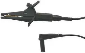 ZORO SELECT 4WPZ5 Test Clip Lead, CAT III 1000V, CAT IV 600V, Shrouded Banana