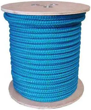 ZORO SELECT 20TL65 Rigging Line Rope,1/2 in x 150 ft,Double