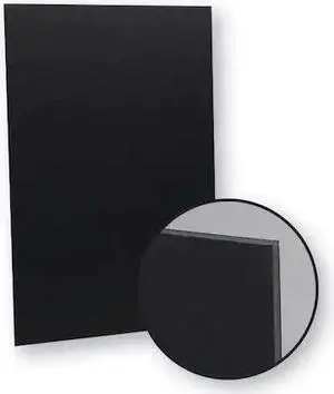 FLIPSIDE 20308-10 20 x 30 3/16 Total Black Foam Board, PK10