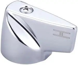 CENTRAL BRASS G-518-H Tear Drop Handle With Screw-Hot, Polished Chrome