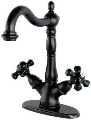 KINGSTON BRASS KS1495PKX KS1495PKX Duchess 2-Handle Vessel Sink Faucet, Oil