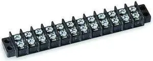 ZORO SELECT 6YH68 Terminal Strip,30A,12 Pole,600VAC