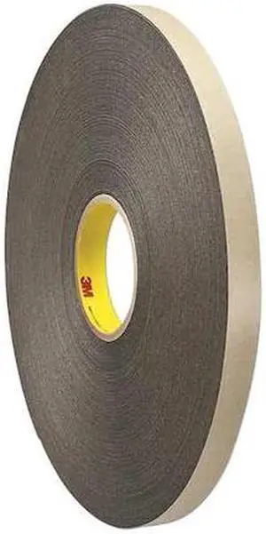 3M 4492 Double-Sided Foam Tape, 1 in W, 72 yd L, 1/32 in, Polyethylene Foam,