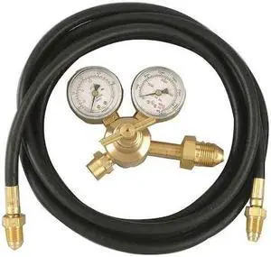 RADNOR RAD64003039 Flow Gauge Regulator, Carbon Dioxide, Single Stage,