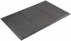 WEARWELL 502 Black Antifatigue Mat 2 ft. W x 5 ft. L, 5/8", Urethane