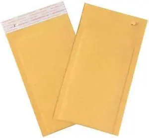PARTNERS BRAND B853SSRTT Self-Seal Bubble Mailers w/Tear Strip, No 0, 6" x 10",