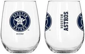 LOGO BRANDS 421251 16OZ MLB/ASTROS 12 GMD CRV BV GLS