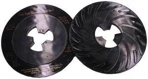 3M 80515 Disc Pad Ribbed Face Plate,7 in D,Hard