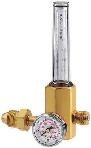 MILLER ELECTRIC H2051B-580 Flowmeter Regulator, Single Stage, CGA-580, 50 psi,