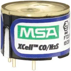 MSA SAFETY 10121214 Replacement Sensor,Detects H2S, CO-H2