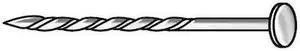 ZORO SELECT 4NEX8 Deck Nail,Flat,Galv,16d,PK440