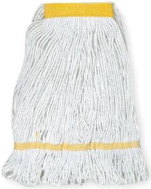 TOUGH GUY 1TYT2 1 in String Wet Mop, 12 oz Dry Wt, Slide On Connection,