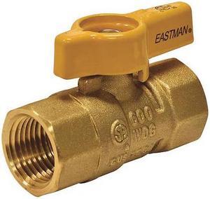 ZORO SELECT 60009 Manual 2-Way Ball Valve,IPS,Brass