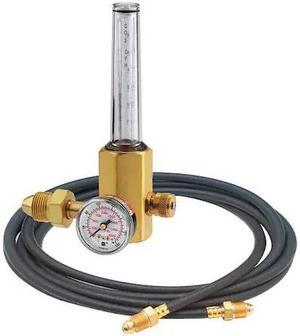 MILLER ELECTRIC H2051B-580H Flowmeter Regulator, Single Stage, CGA-580, 50 psi,