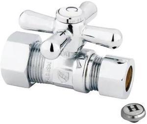 VINTAGE CC44451X CC44451X 5/8" OD Comp X 1/2" OD Comp Straight Shut-Off Valve