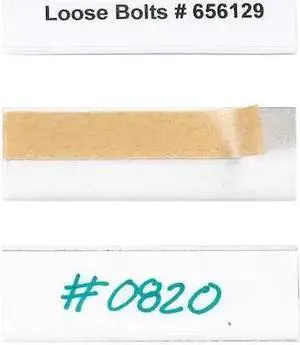 OPEN-EDGE LH102 Open-Edge Plastic Label Holder, 1" x 3", Clear, PK50