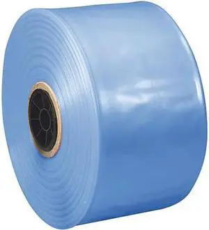 PARTNERS BRAND VCIPT0804 VCI Poly Tubing, 4 Mil, 8" x 500', Blue, 1/Roll