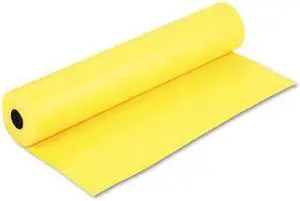 Pacon Rainbow Duo-Finish Colored Kraft Paper 35 lbs. 36" x 1000 ft Canary 63080