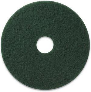 AMERICO 400317 Scrubbing Pads, 17 Diameter, Green, PK5