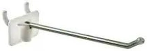 AZAR DISPLAYS 701204-50PK 2-Piece 4" Metal Wire Hook Plastic Attached Back: AZAR DISPLAYS 701204-50PK 2-Piece 4" Metal Wire Hook Plastic Attached Back:
