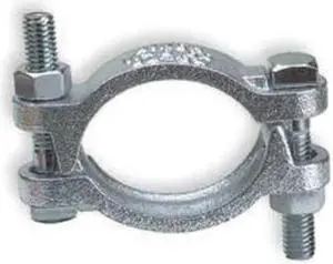 ZORO SELECT 3LZ28 Clamp,Double Bolt