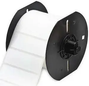 BRADY B33-18-424 Label Roll, White, Labels/Roll: 1500
