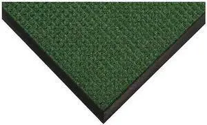 CONDOR 36VK13 Entrance Mat, Polypropylene, 3/8 in Thick, Green, 2 ft W x 3 ft L