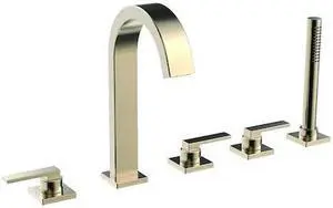 SPEAKMAN SB-2533-BBZ SB-2533-BBZ Lura 5-Hole Roman Tub Faucet W/ Platform Lever