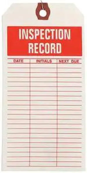 ZORO SELECT 1HAC1 Tag, Paper, 3 1/8 in Width, 6 1/4 in Height, ,1000 PK