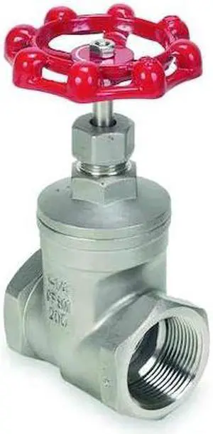 ZORO SELECT 4VMW2 Gate Valve,Class 200,1 In,316 SS